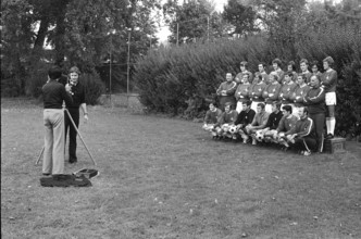 Aeberli and Preisig, photographs of Swiss soccer team, 1971.