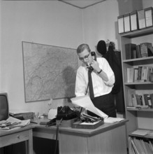 UPI office, 1963.