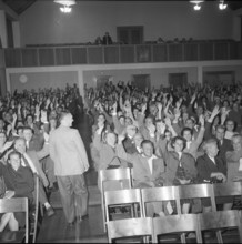 Women are voting for the first time at a municipality in Switzerland.