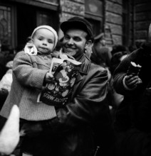 Refugees from Hungary, 1956.