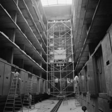 Autosilo Basel 1956 under Construction.