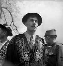 Young man at the Voters meeting Sarnen 1940.