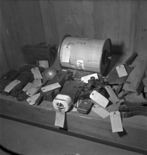 Lost and found army material, armoury Oensingen 1949.