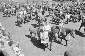60th Marche-Concours Saignelegier, protest, 1963.