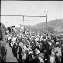 Reception of member of Federal Council Paul Chaudet, 1954.