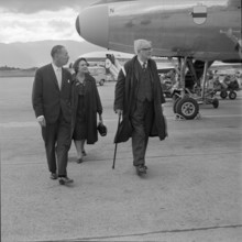 Attends the jubilee ceremony of the Centennial Festival of the Matterhorn.