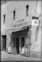 Kiosk at Simplon pass road 1971.