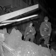 Civil defence training in Zug, 1958.