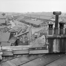 Geneva: Montbrillant district, Cornavin railway station; 1958.