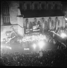 Hungary revolt: demonstration at 5th anniversary, Zurich 1961.