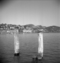 Lucerne, lakeside hotels, 1941.