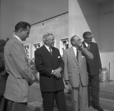 David McKay with Otto Steiger, 1955.