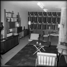 Exhibition of Teak-Furniture at Mobel Pfister, 1959.