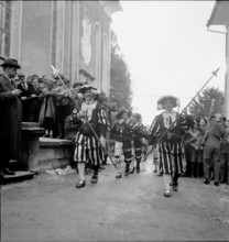 Procession at the Voters meeting Trogen around 1950.