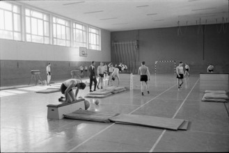 Gymnasium, barracks Thoune 1966.
