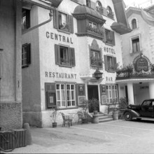 Andermatt, Central Schweizerhof hotel; 1946.