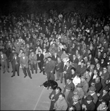 Protest against refinery Cressier; 1966.