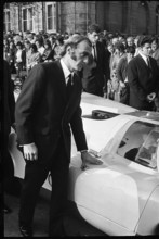 Jo Siffert's funeral, Fribourg 1971; Heini Mader.