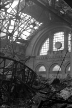 Fire at Lucerne main station 1971.