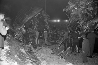 Railway accident in Feldmeilen 1971.