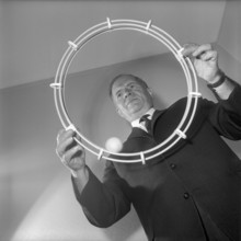 Werner Schmutz with whizzing ball, 1967.