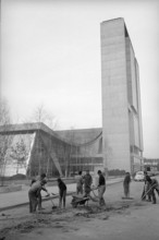 Bienne, the new built congress hall; 1965.