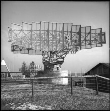 Antenna, radar experiment center Butschelegg, Oberbutschel 1954.