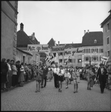 Festival of the people of the canton Jura, 1954.