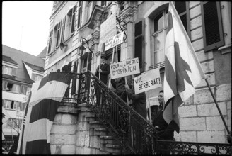 Demonstration of the Rassemblement Jurassien, 1962.