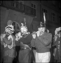 Carnival procession in Basel, 1947.