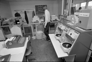 SDA office of the editorial staff, 1971.