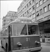 Bienne; bus to Mache; 1941.