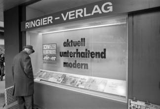 Shop window Ringier publisher: Schweizer Illustrierte/sie+er, 1973.