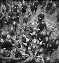Carnival festivities in Schwyz, 1950.