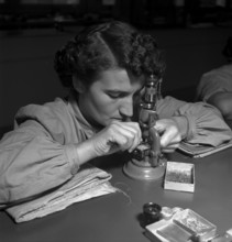 Volleges VS; Ebauches SA, watchmaking industry worker;  1953.