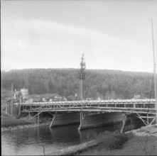 Winterthur-Toss, new bridge under construction; 1960.