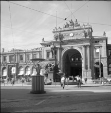 Zurich Main Station, 1952.