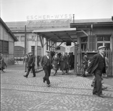 Closing Time at Escher-Wyss, 1949.