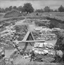 Excavations in Augst, 1959.