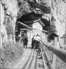 Schutzengelfest in Wildkirchli, house of an eremit 1942.