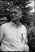 Ernst Brugger, Member of Federal Council Ernst Brugger during the people's march 'Bread for