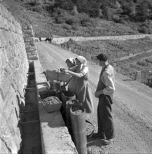Heidenwein: vintage at Hohtenn mountainside, 1956.
