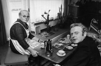 Kaplan Flury with his mother 1969.