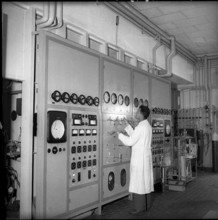 Practical training in laboratory, Institute of chemistry, ETH Zurich 1955.