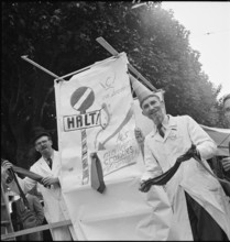 Braderie, public festival in La Chaux-de-Fonds, 1946.