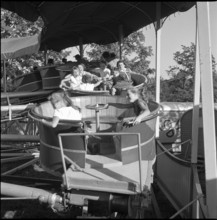 Coffee cup Carousel merry-go-round, Knabenschiessen of Zurich 1959.