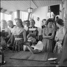 Women's shooting competition in Langau Emmental 1959.