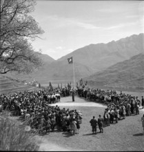 Spring festival in Vico Morcote, 1942.