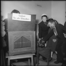 Bazar at jubilee of nurse school Zurich 1951.