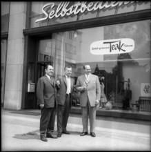 Exhibition of Teak-Furniture at Mobel Pfister, 1959.